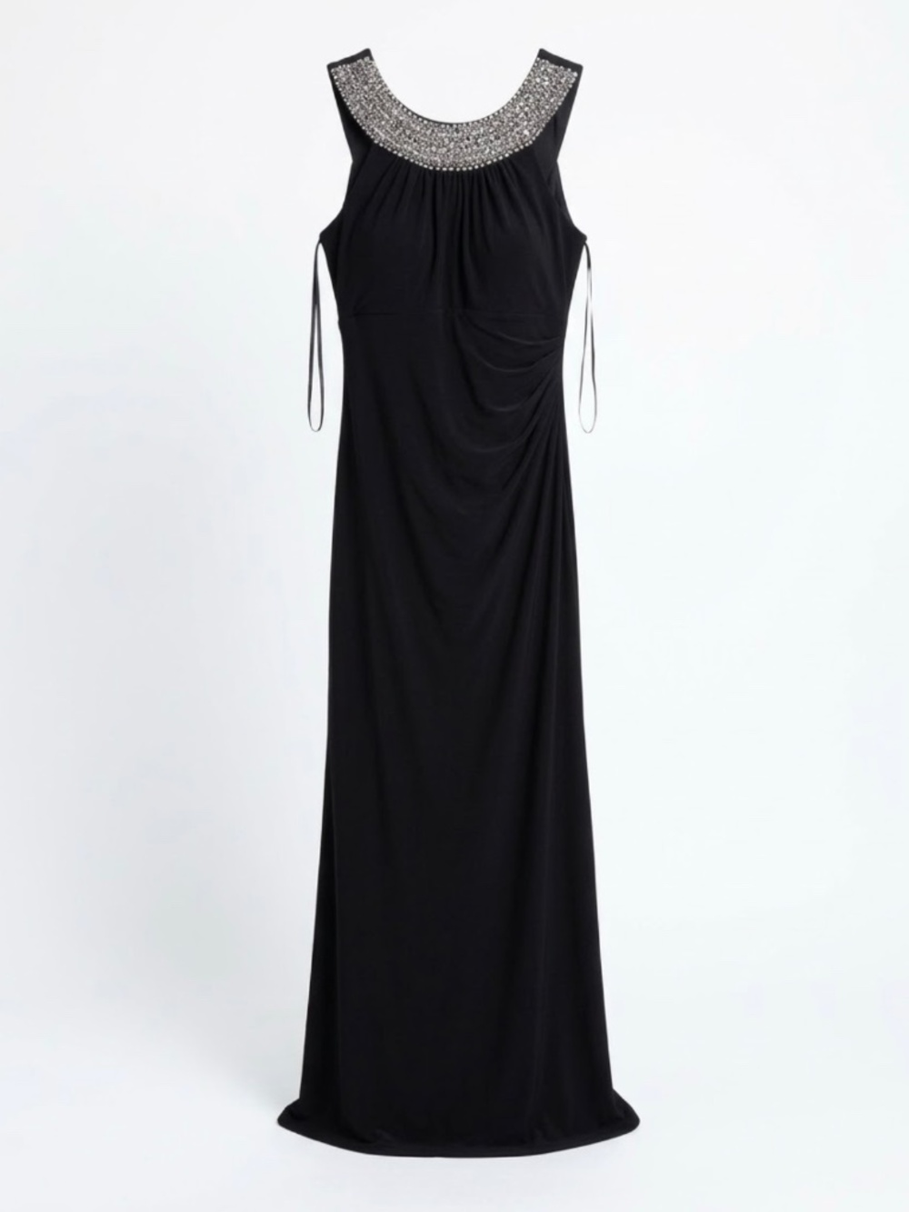 Scarlet NWT Beaded Neckline Formal Evening Gown Maxi Dress (Size 4 / Fits 0-2)